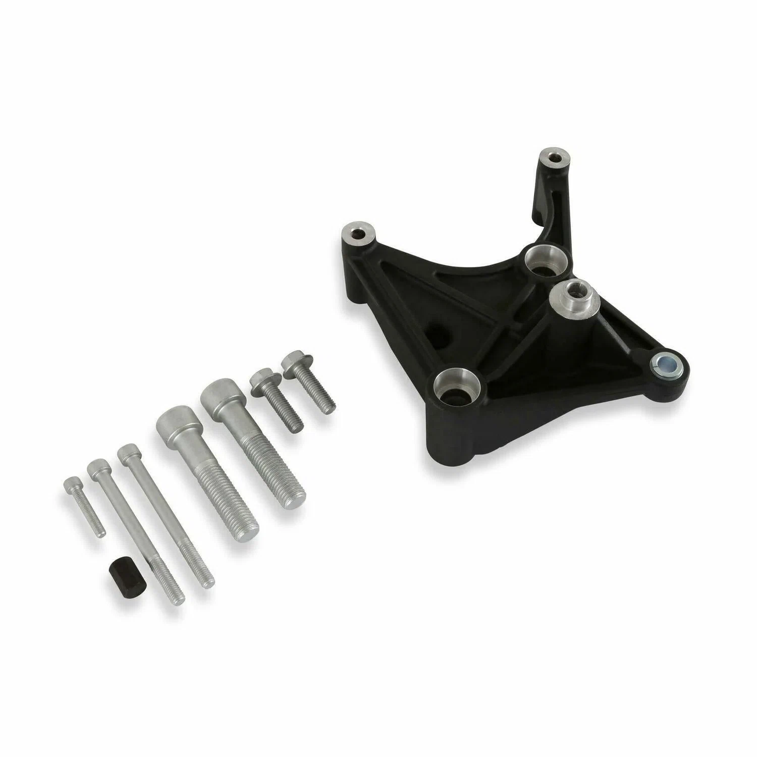 A_C Bracket Kit For Holley Cover-Black-97-421